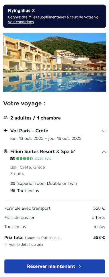 Partner Link lacollectionairfrance_fr_packages_direct