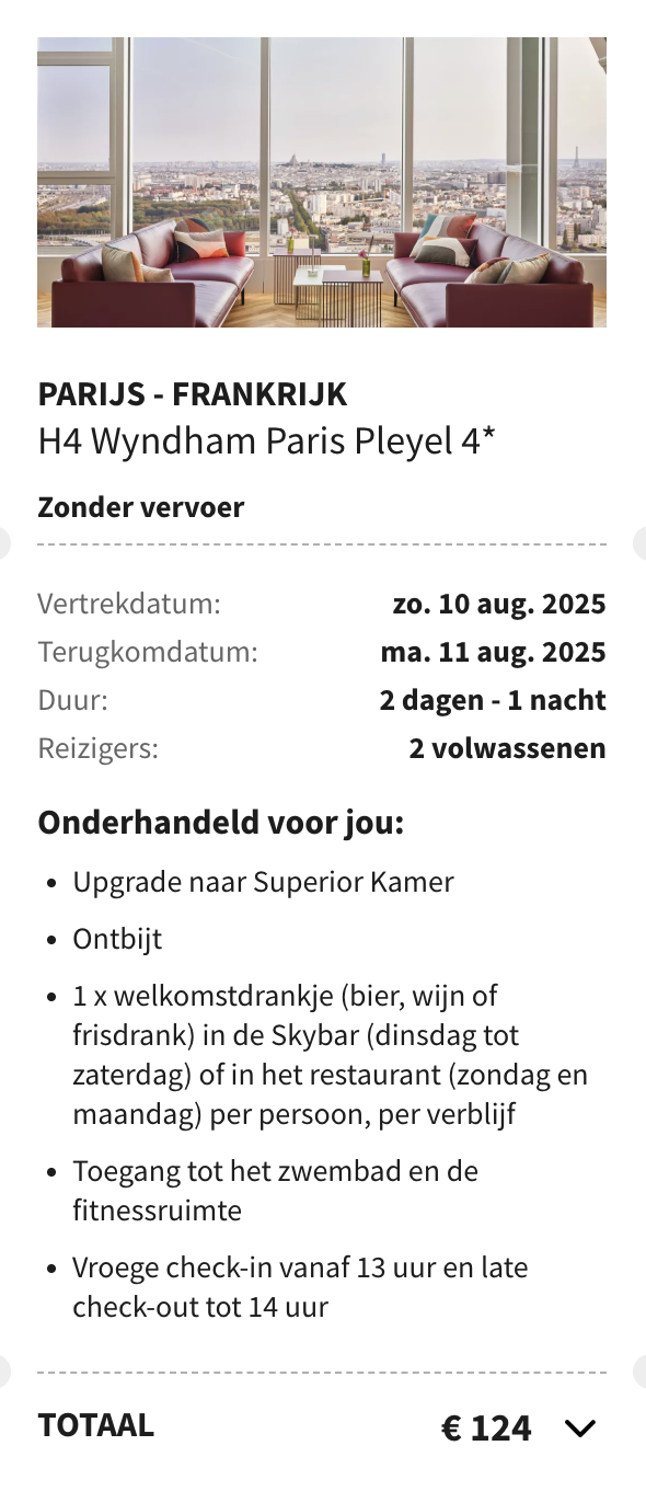 Partner Link voyageprive_nl_packages_direct
