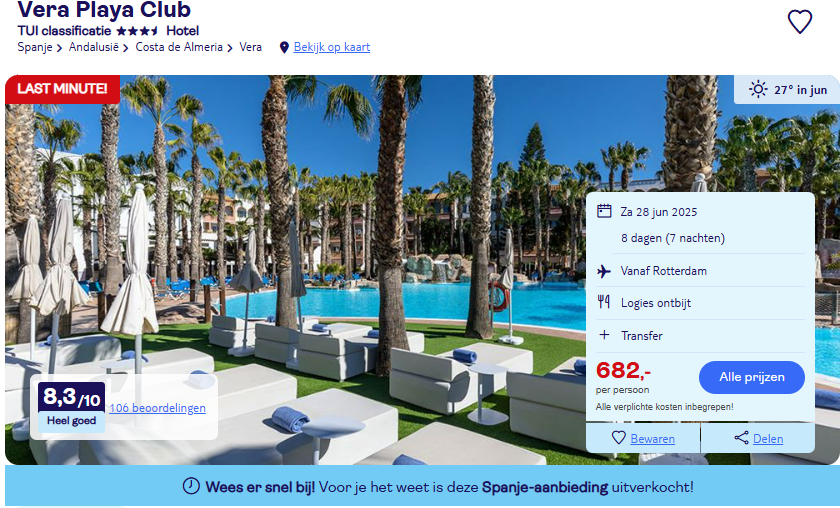 Partner Link tui_nl_packages_affiliate