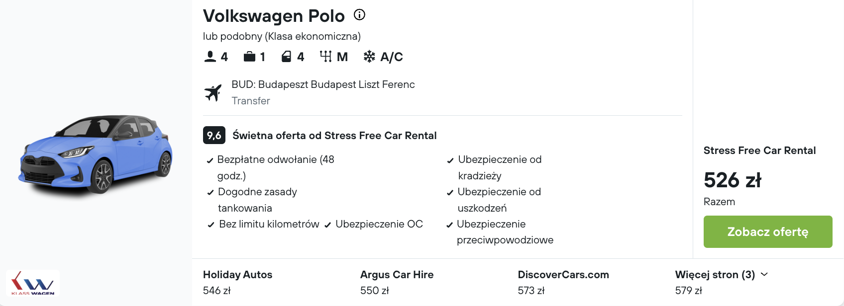 Partner Link kayak_pl_car_wl