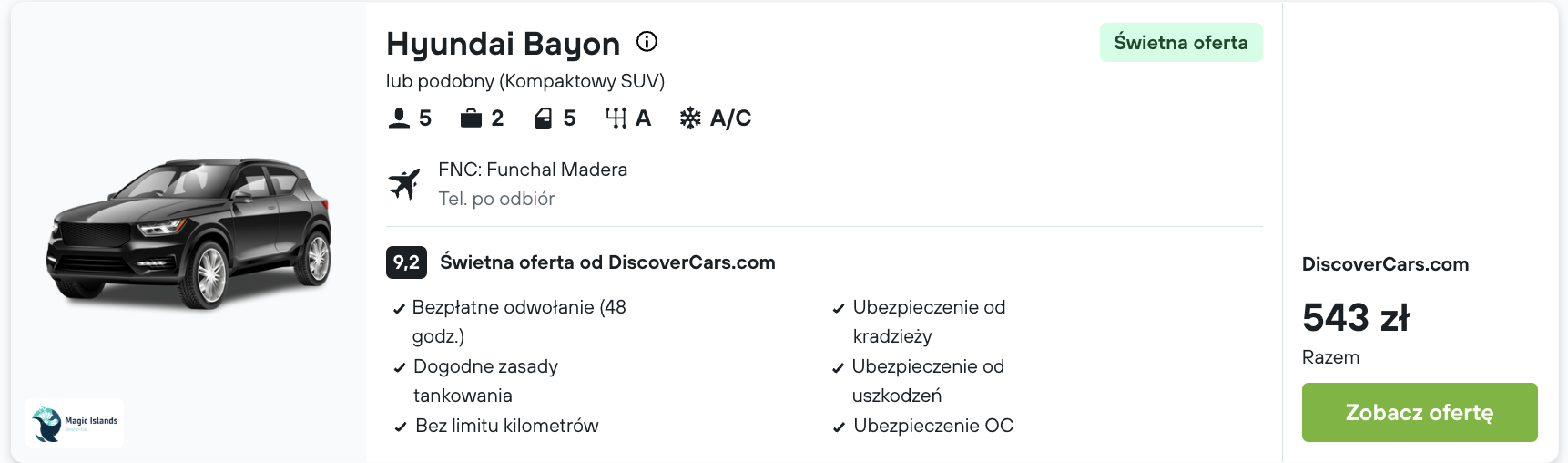 Partner Link kayak_pl_car_wl