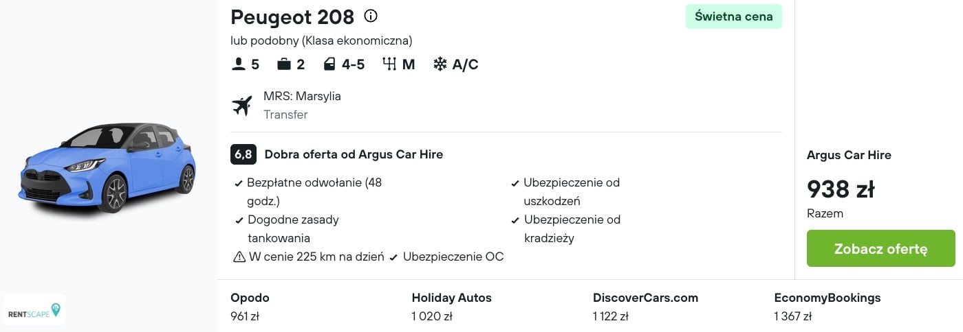 Partner Link kayak_pl_car_wl