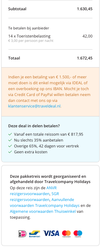 Partner Link traveldeal_nl_packages_affiliate