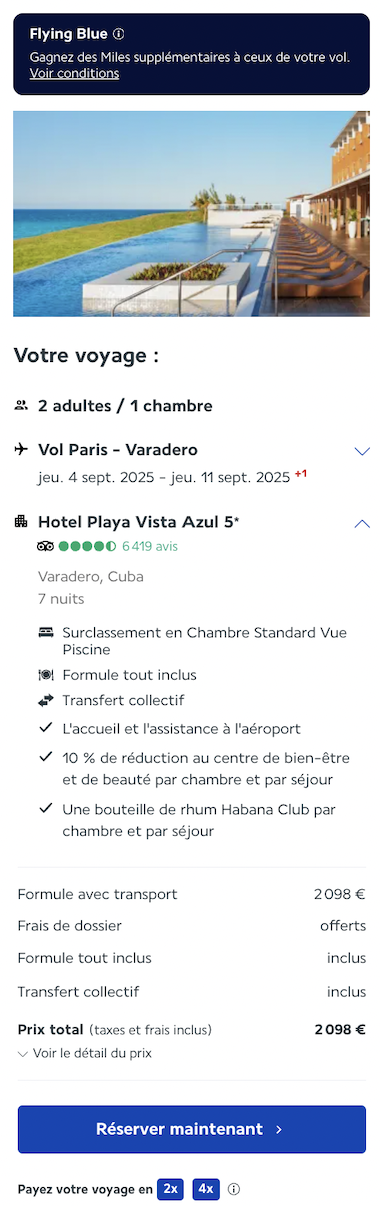 Partner Link lacollectionairfrance_fr_packages_direct