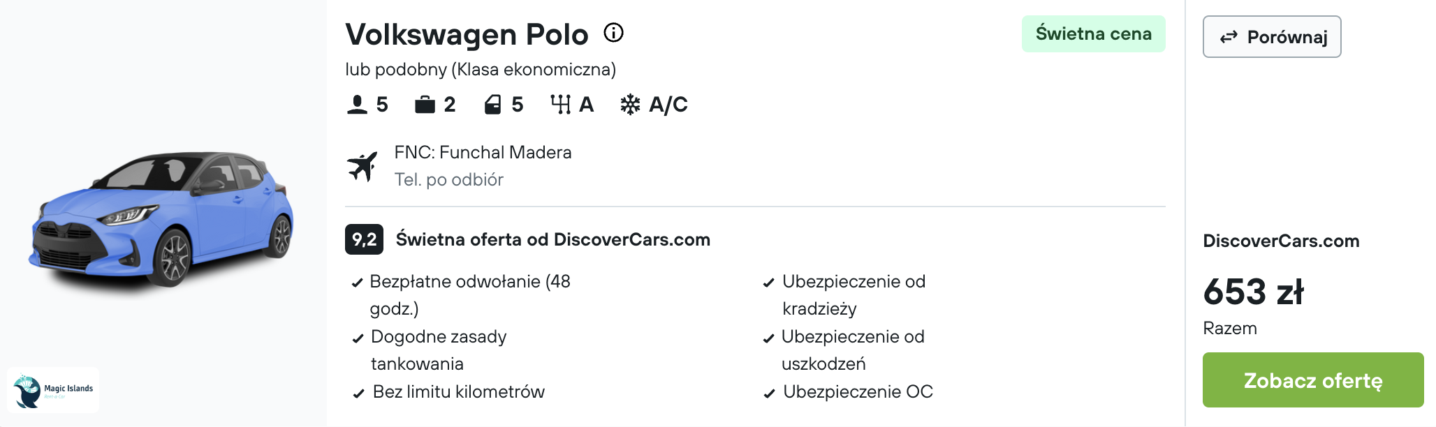 Partner Link kayak_pl_car_wl