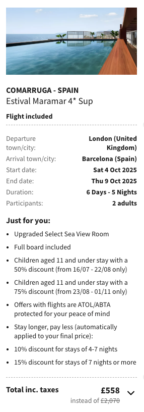 Partner Link voyageprive_uk_packages_direct