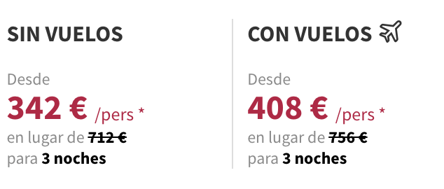 Partner Link voyageprive_es_packages_direct