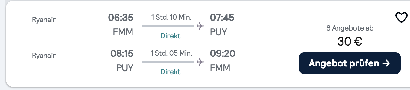 Screenshot Skyscanner