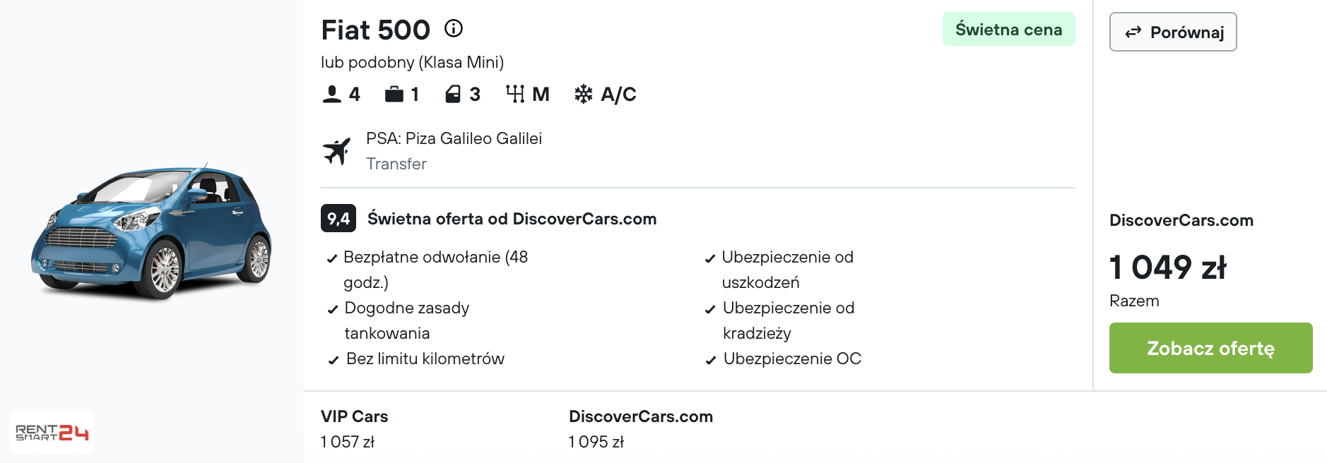 Partner Link kayak_pl_car_wl