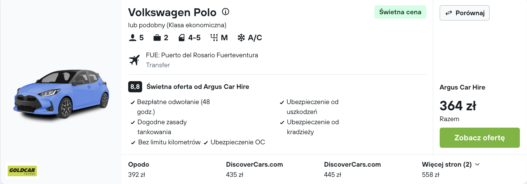 Partner Link kayak_pl_car_wl