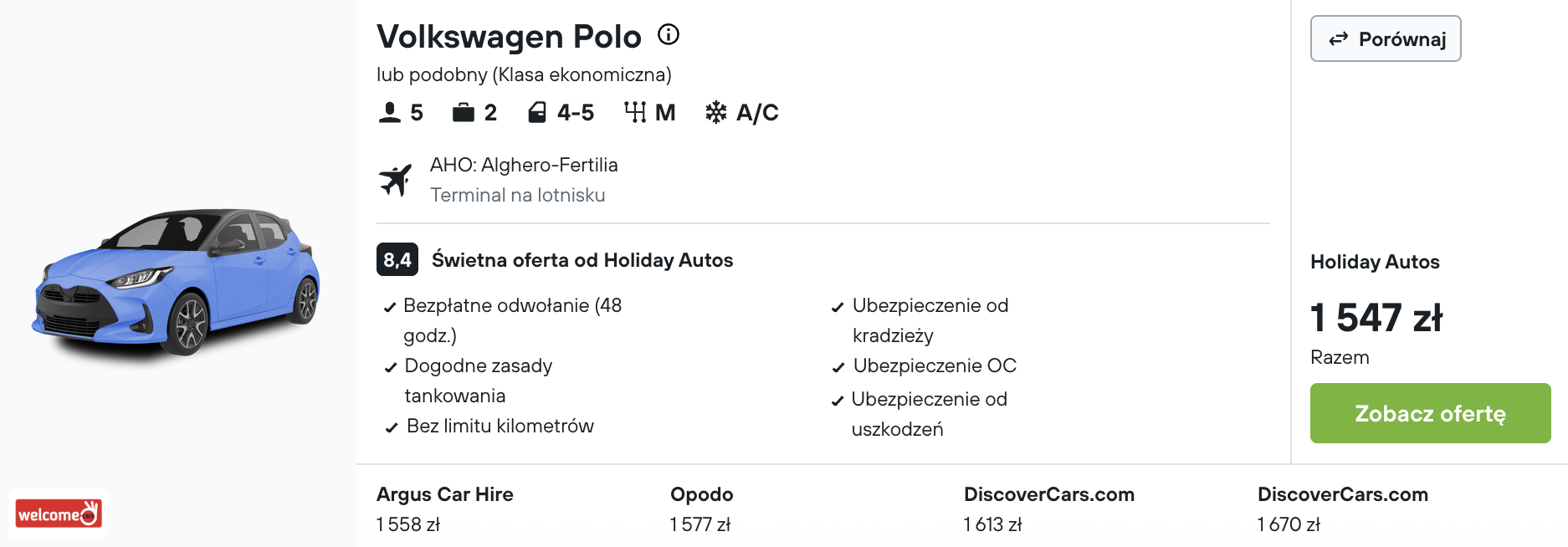 Partner Link kayak_pl_car_wl