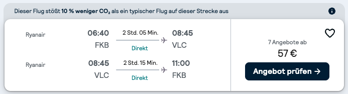 Screenshot SkyScanner