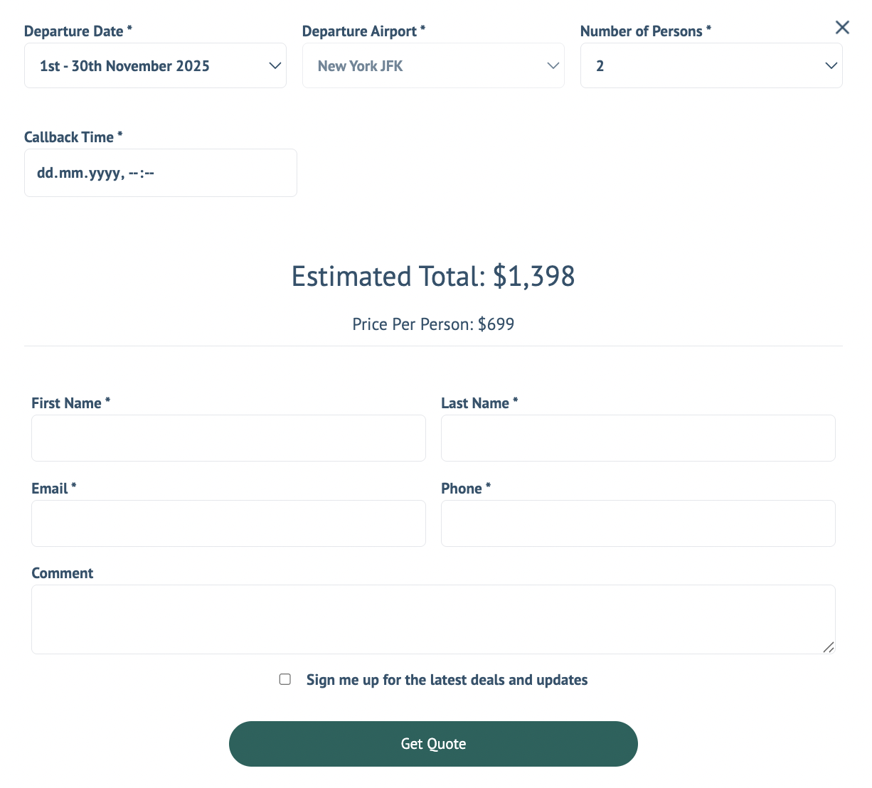 Partner Link weekenderbreaks_us_packages_direct
