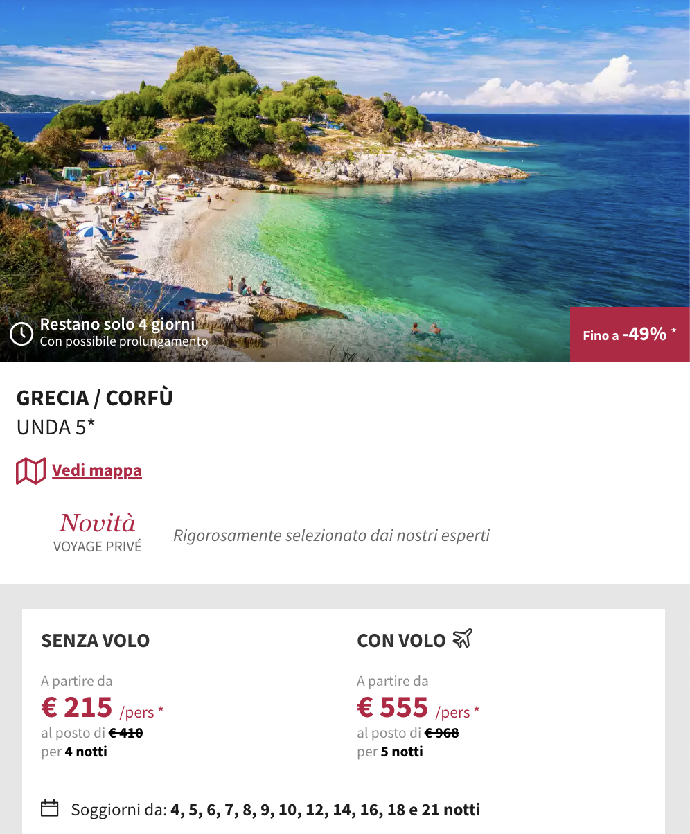 Partner Link voyageprive_it_packages_direct