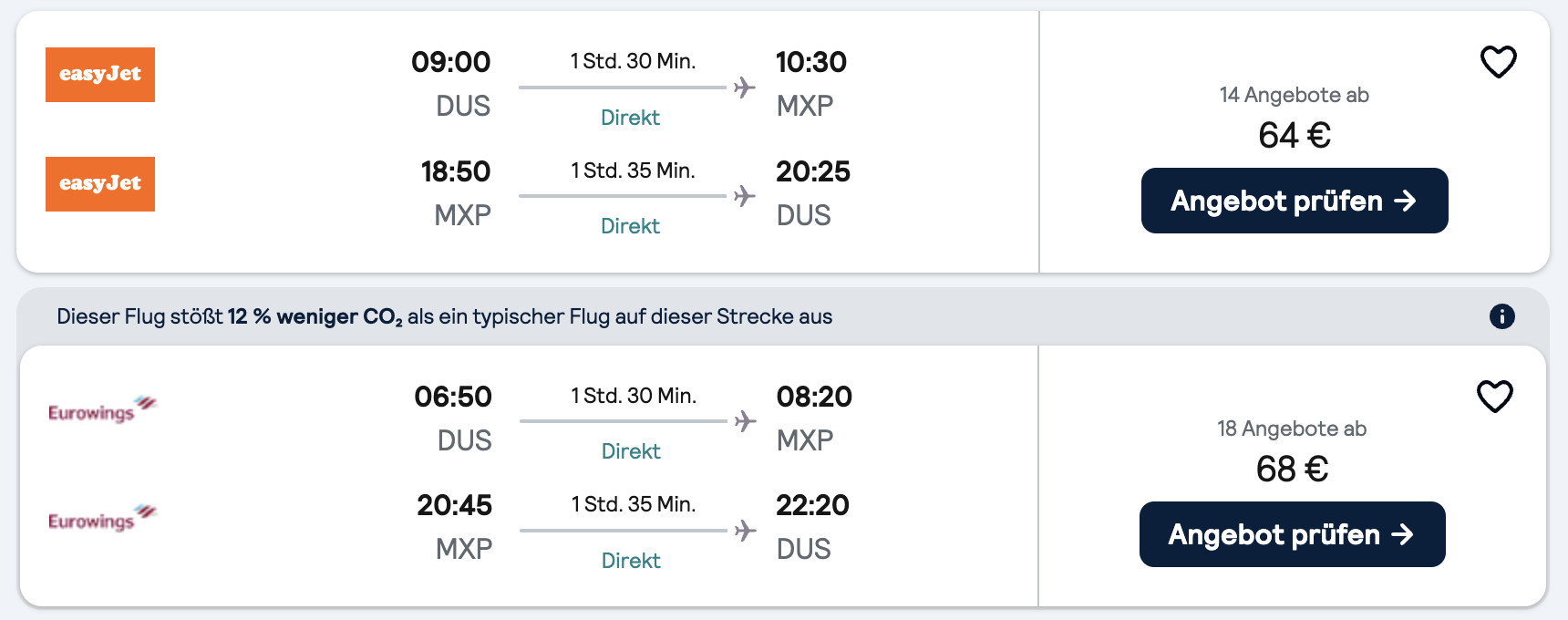 Screenshot Skyscanner