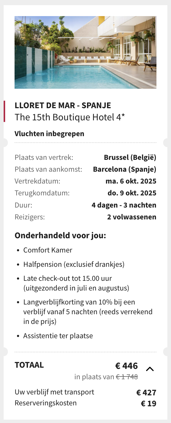 Partner Link voyageprive_nl_packages_direct