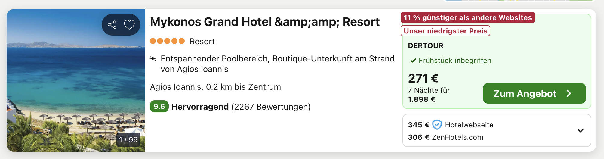Screenshot Trivago