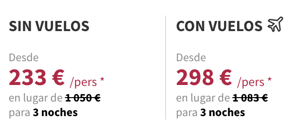 Partner Link voyageprive_es_packages_direct