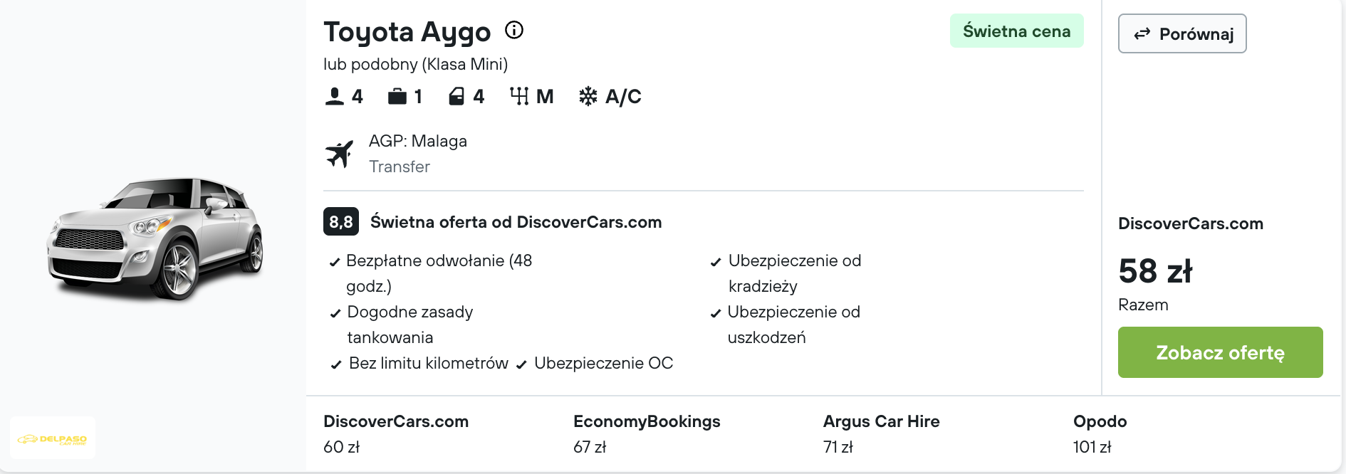 Partner Link kayak_pl_car_wl