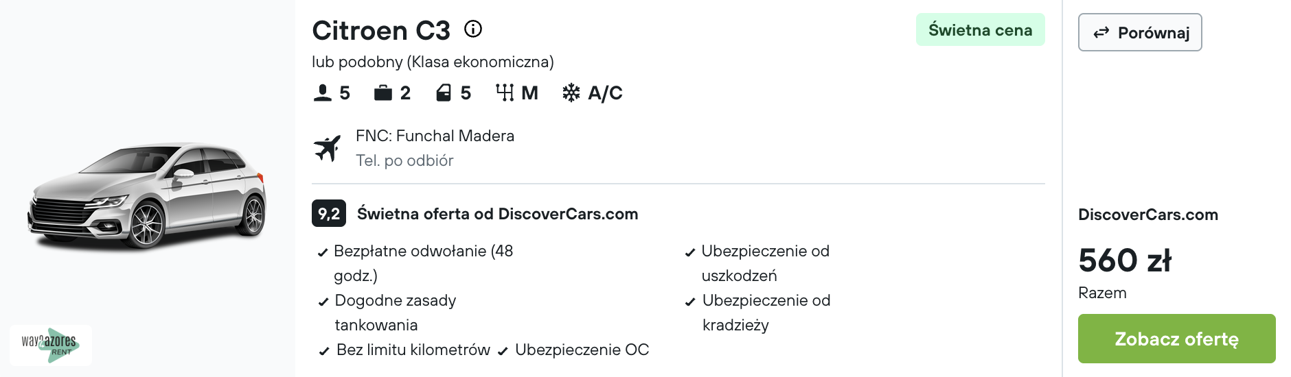 Partner Link kayak_pl_car_wl