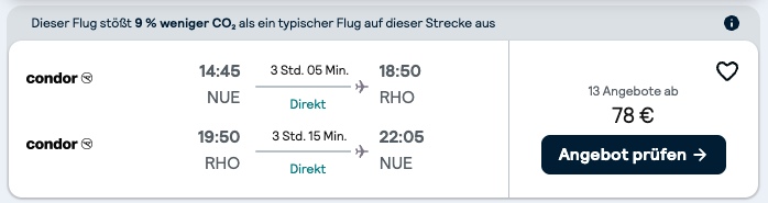 Screenshot SkyScanner