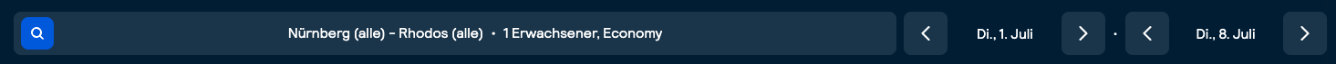 Screenshot SkyScanner