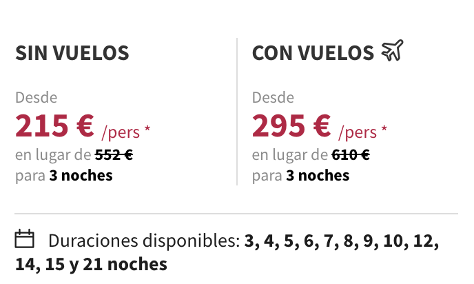 Partner Link voyageprive_es_packages_direct