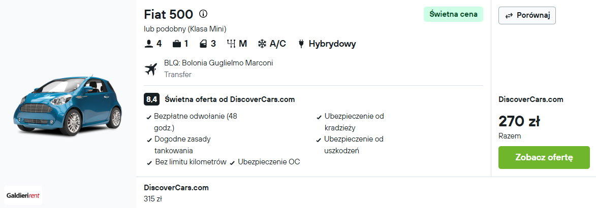 Partner Link kayak_pl_car_wl