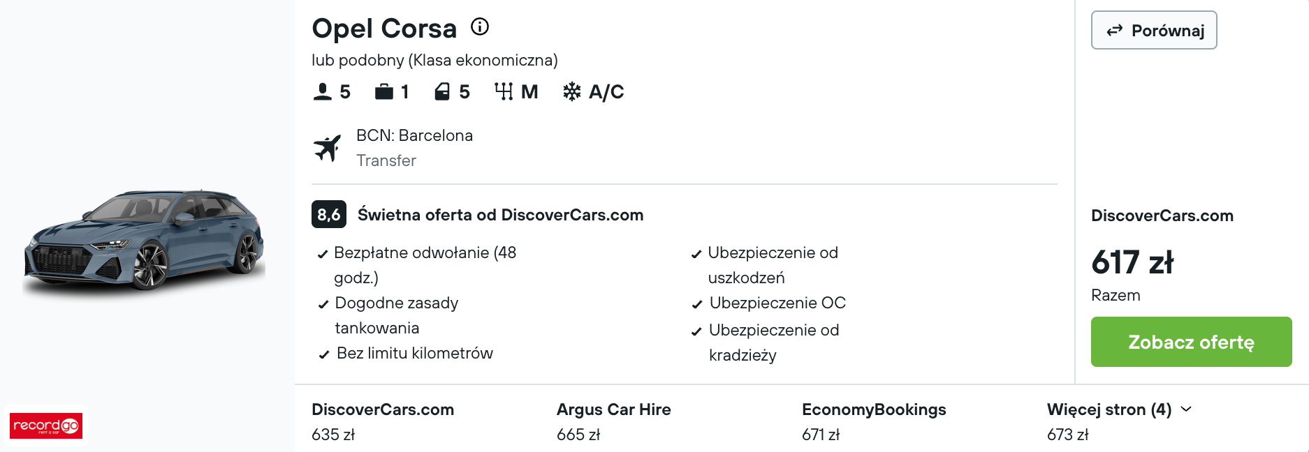 Partner Link kayak_pl_car_wl