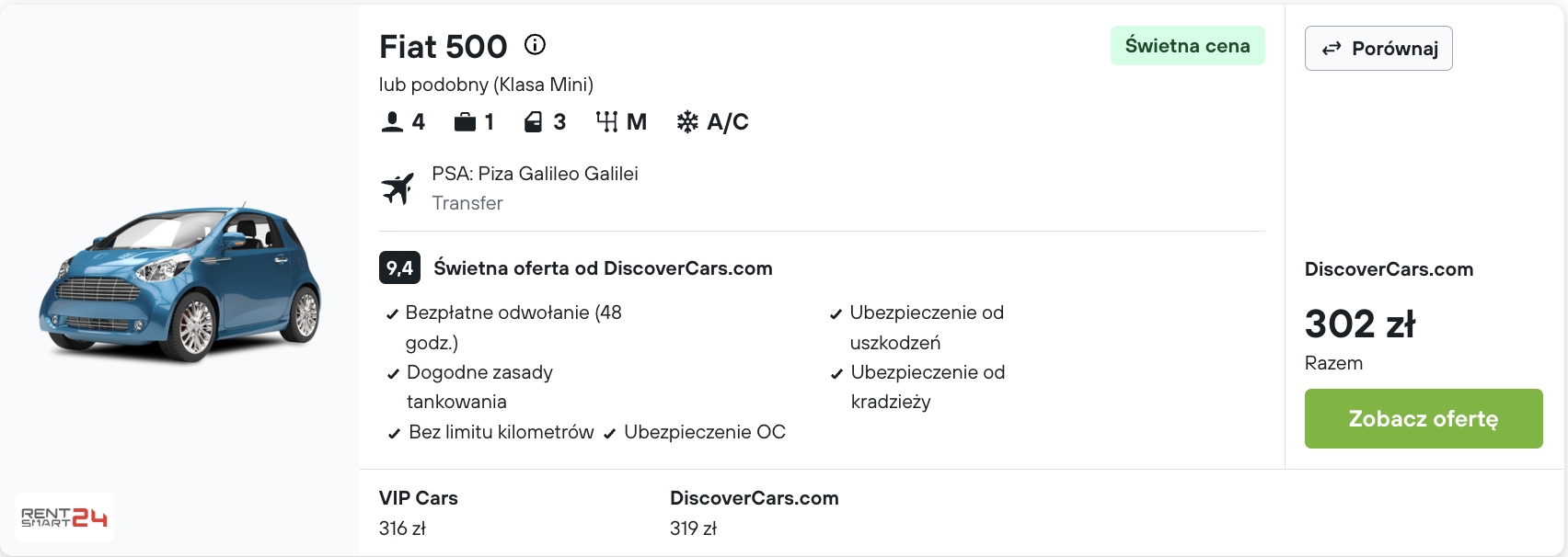 Partner Link kayak_pl_car_wl