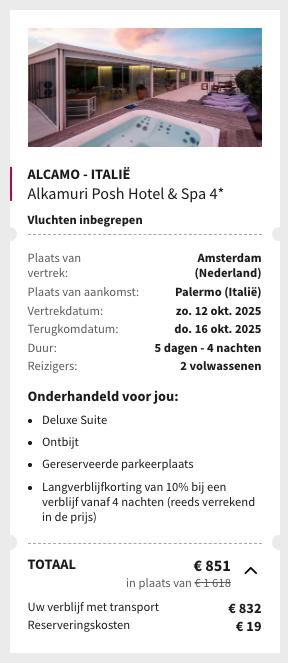 Partner Link voyageprive_nl_packages_direct