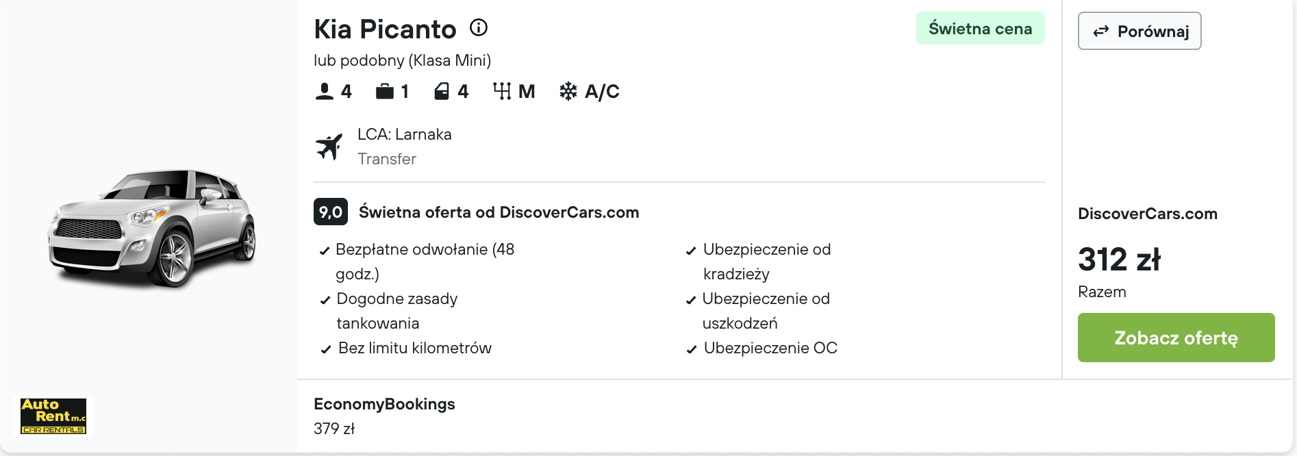 Partner Link kayak_pl_car_wl