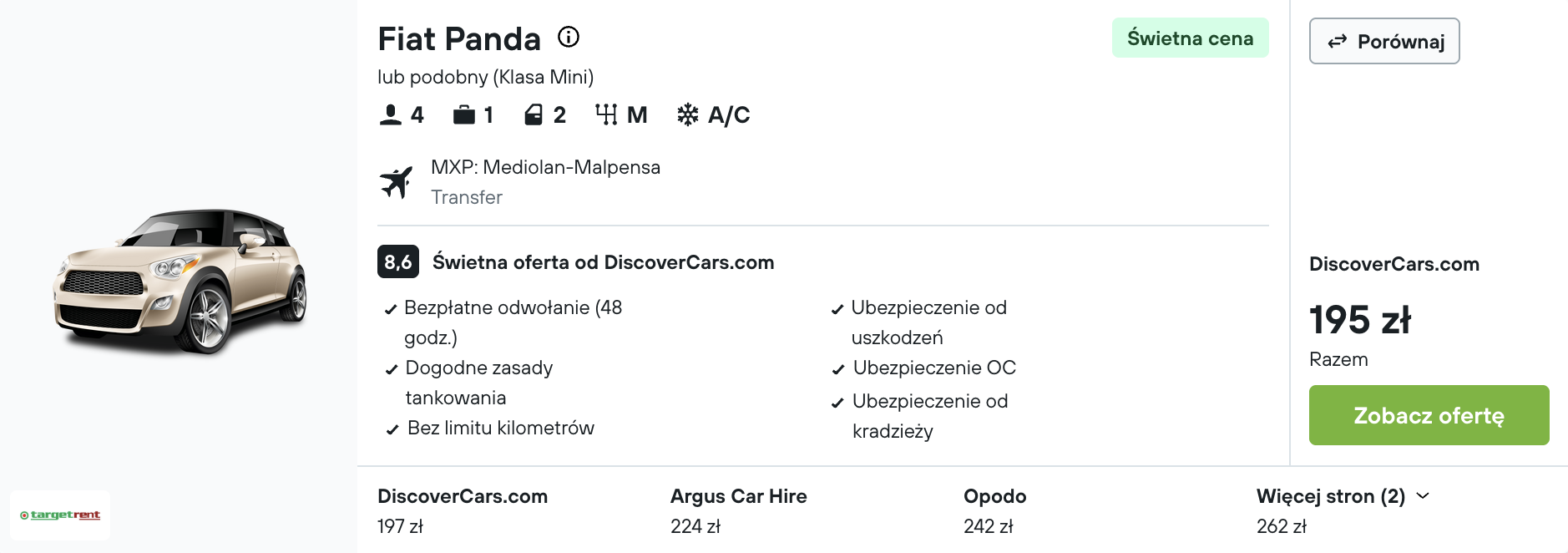 Partner Link kayak_pl_car_wl