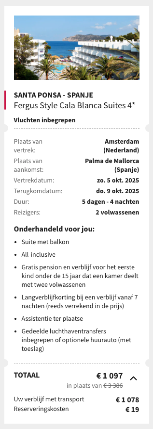 Partner Link voyageprive_nl_packages_direct