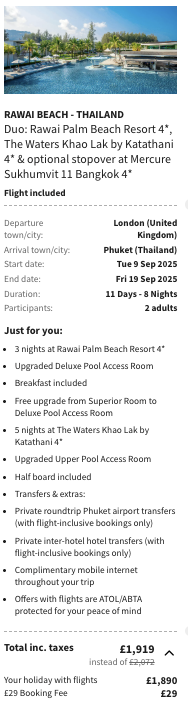 Partner Link voyageprive_uk_packages_direct
