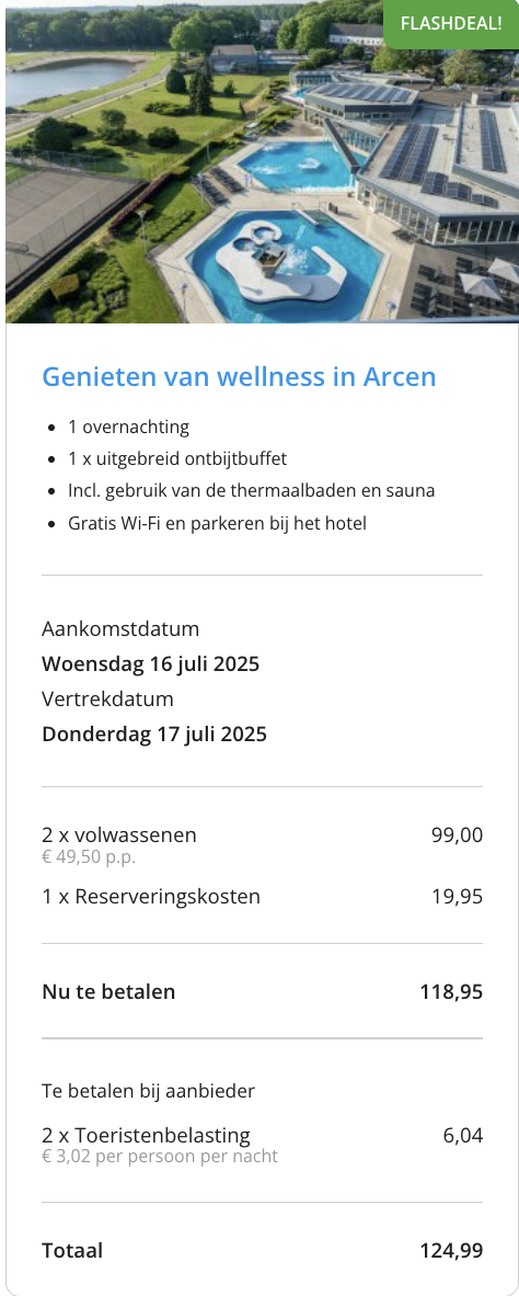Partner Link traveldeal_nl_packages_affiliate