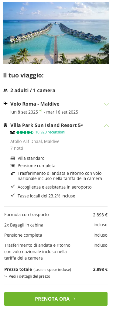 Partner Link perfectstay_it_packages_wl