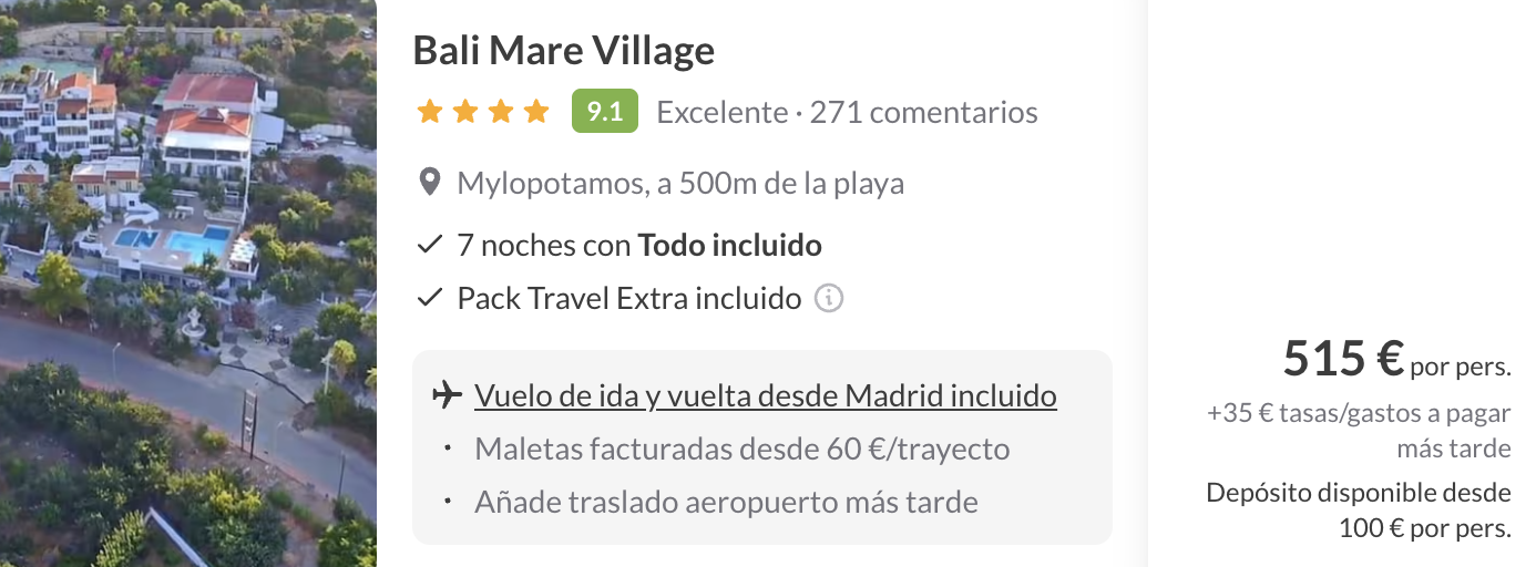 Ver más fechas