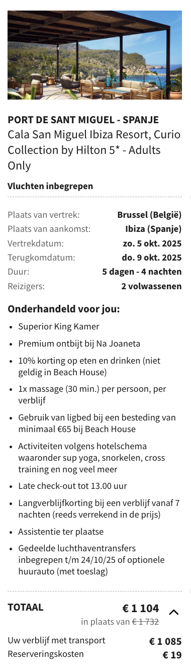 Partner Link voyageprive_nl_packages_direct