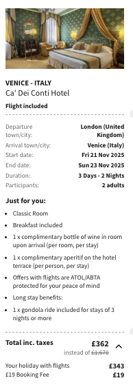 Partner Link voyageprive_uk_packages_direct