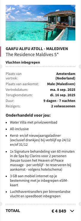 Partner Link voyageprive_nl_packages_direct