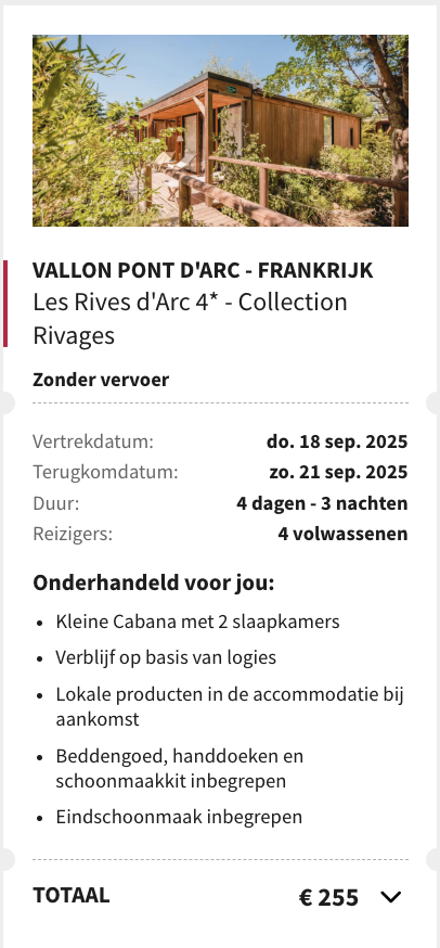 Partner Link voyageprive_nl_packages_direct