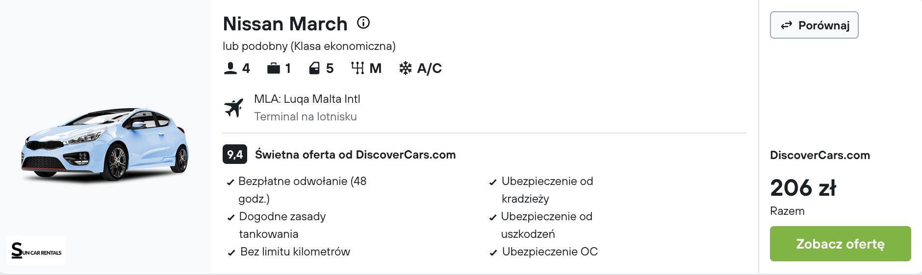 Partner Link kayak_pl_car_wl