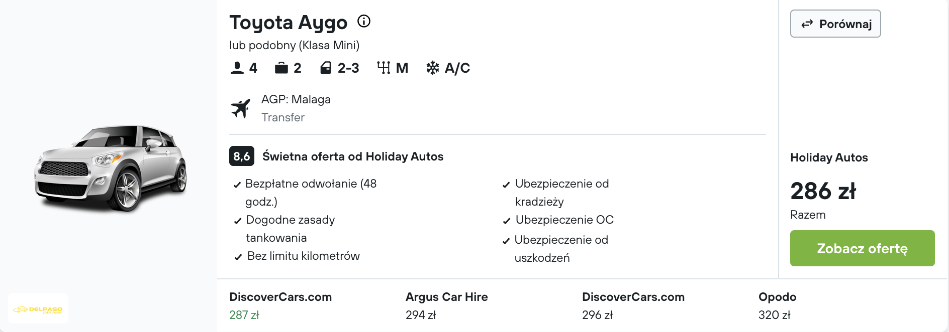 Partner Link kayak_pl_car_wl