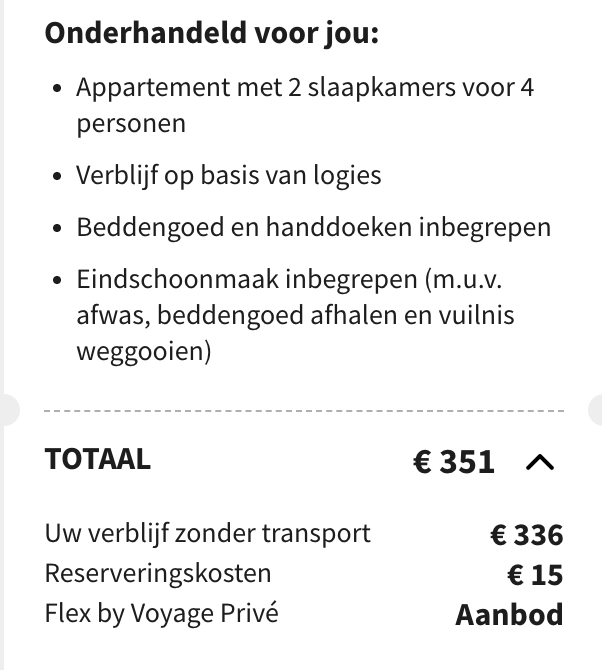 Partner Link voyageprive_nl_packages_direct