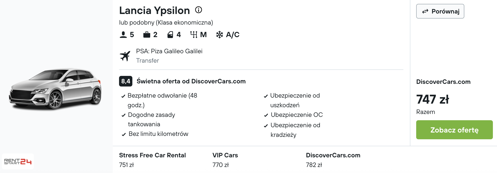 Partner Link kayak_pl_car_wl