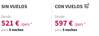 Partner Link voyageprive_es_packages_direct