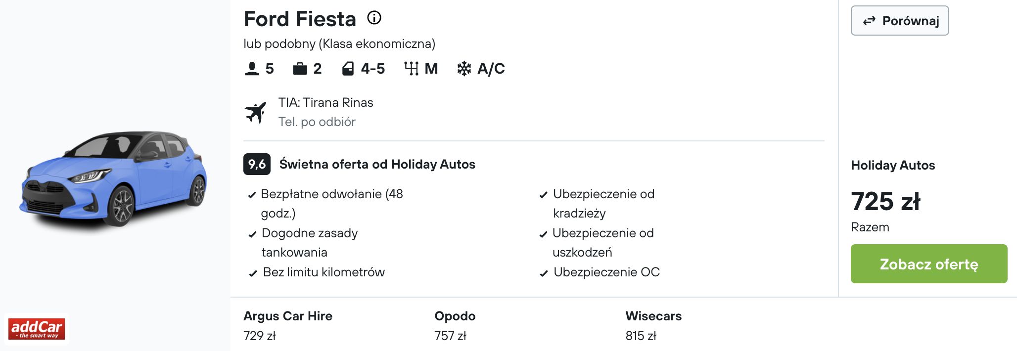 Partner Link kayak_pl_car_wl