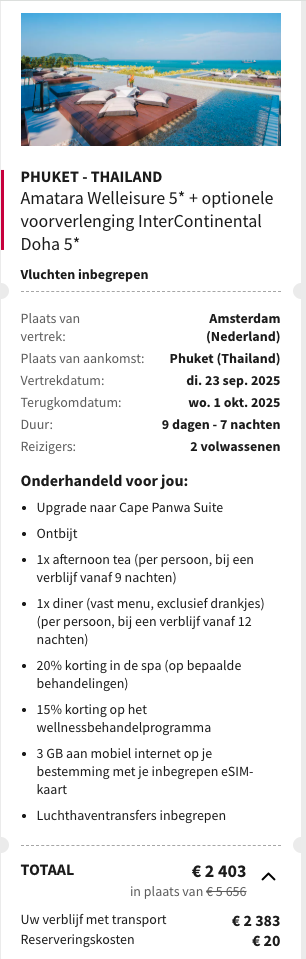 Partner Link voyageprive_nl_packages_direct