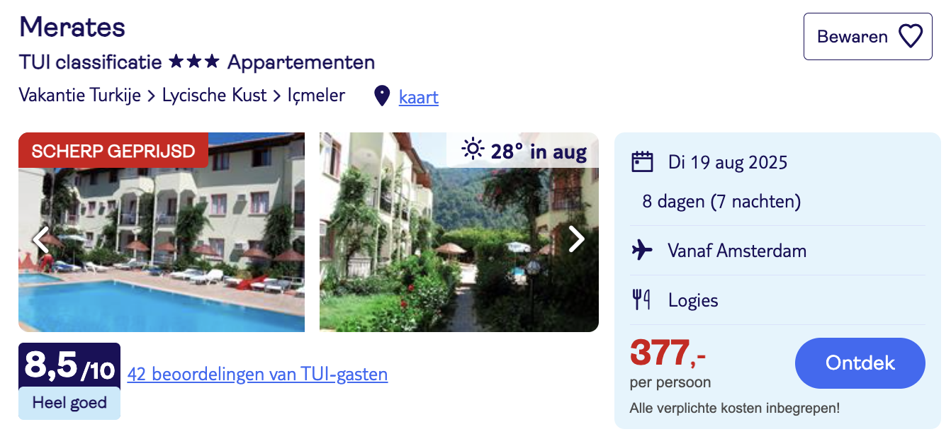 Partner Link tui_nl_packages_affiliate
